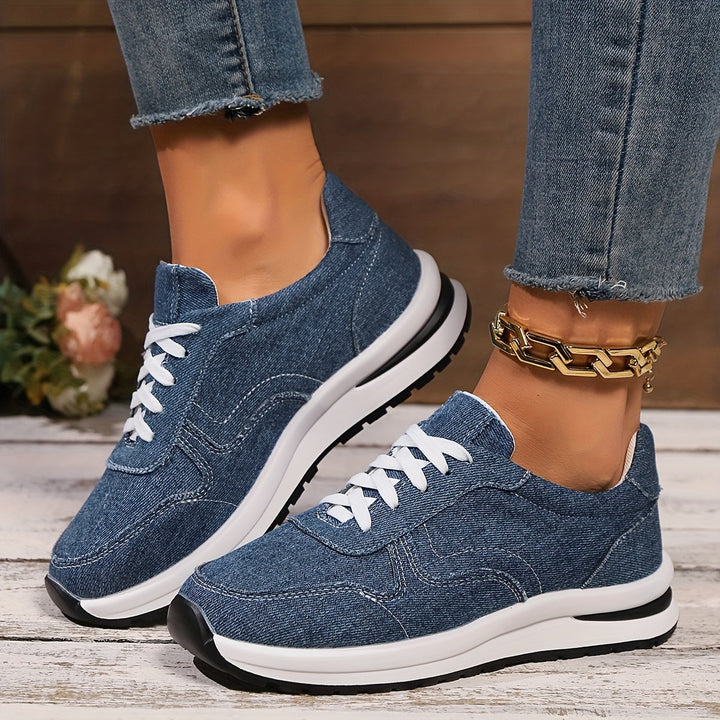 Duttini | Orthopedic Sneakers With Denim Fabric