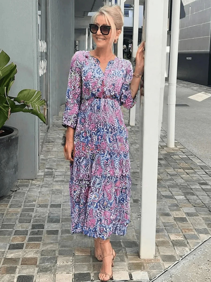 Duttini | Casual Floral Boho Dress for Every Occasion