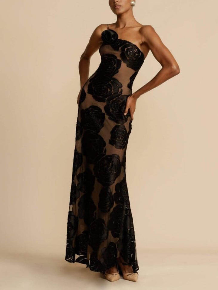 Duttini | Graceful Wedding Guest Floral Maxi Dress