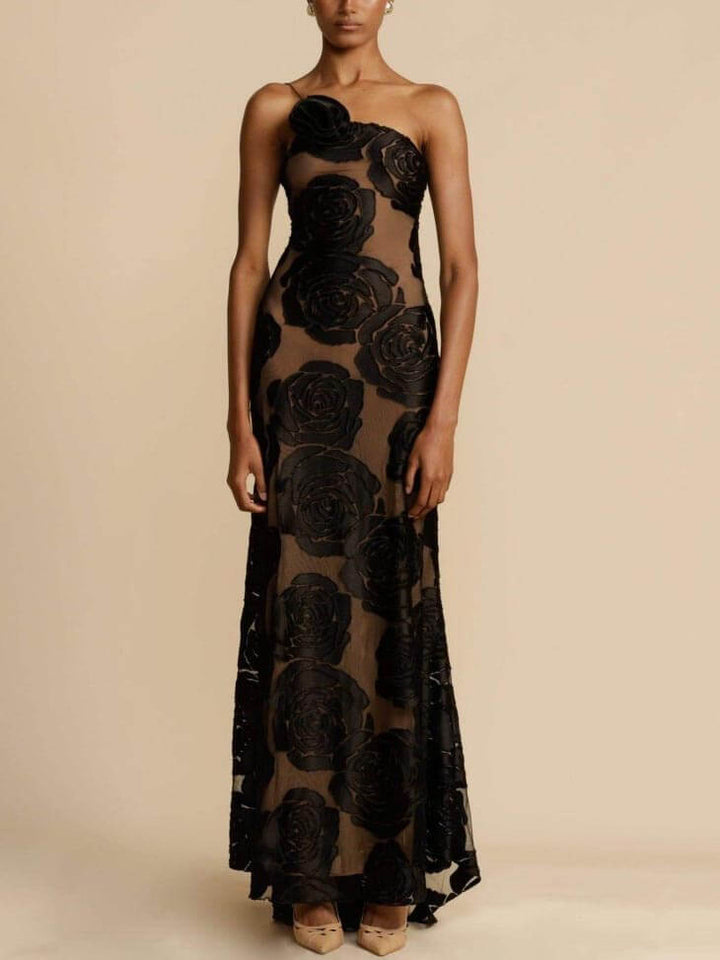 Duttini | Graceful Wedding Guest Floral Maxi Dress
