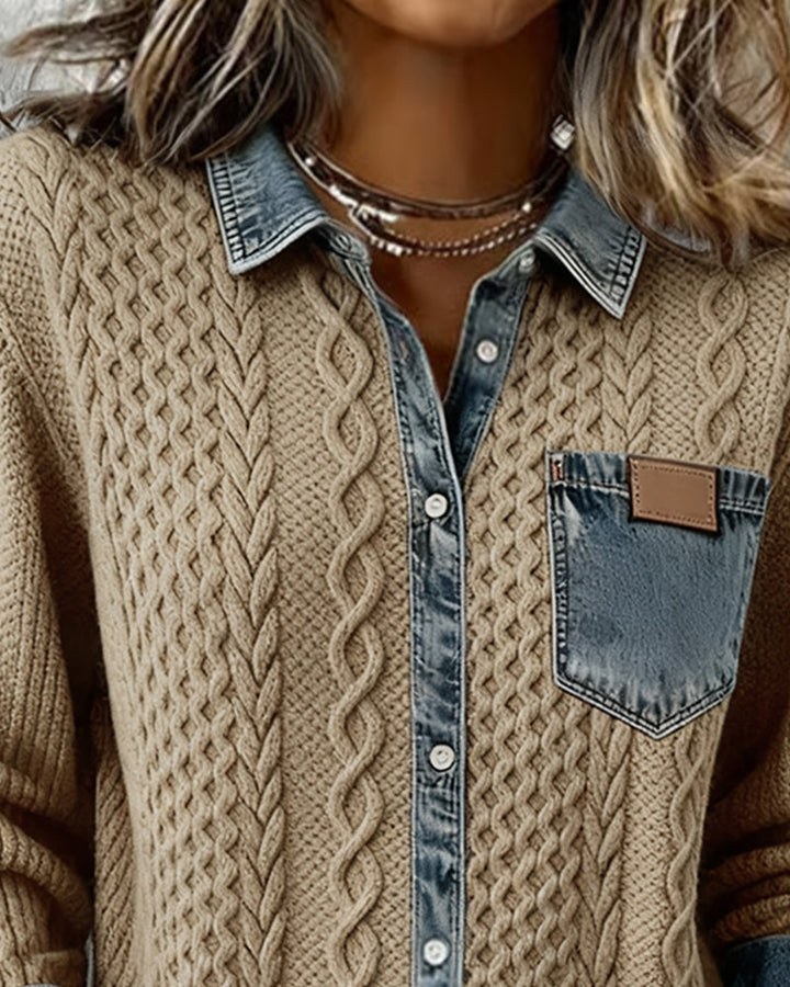 Duttini | Feminine Long-Sleeve Shirt for a Polished Look