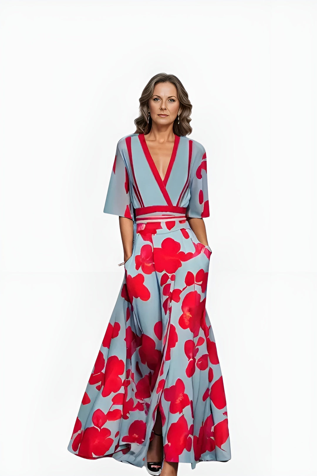 Duttini | Modern Floral Wrap Dress Made to Turn Heads