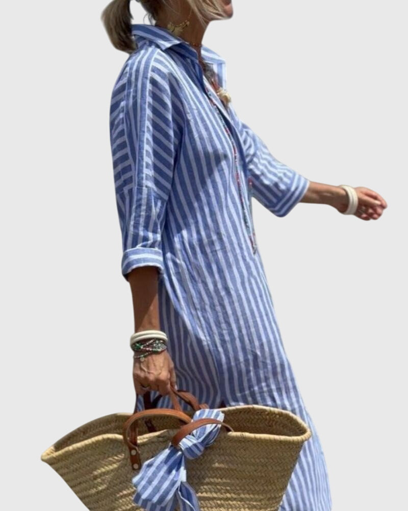 Duttini | Classic Striped Dress for Women