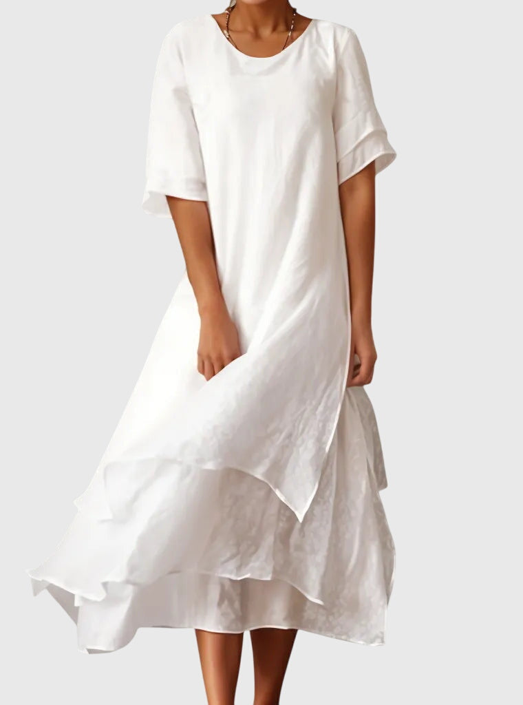Duttini | Elegant Dress for Women in Soft Fabric, Fitted, Black