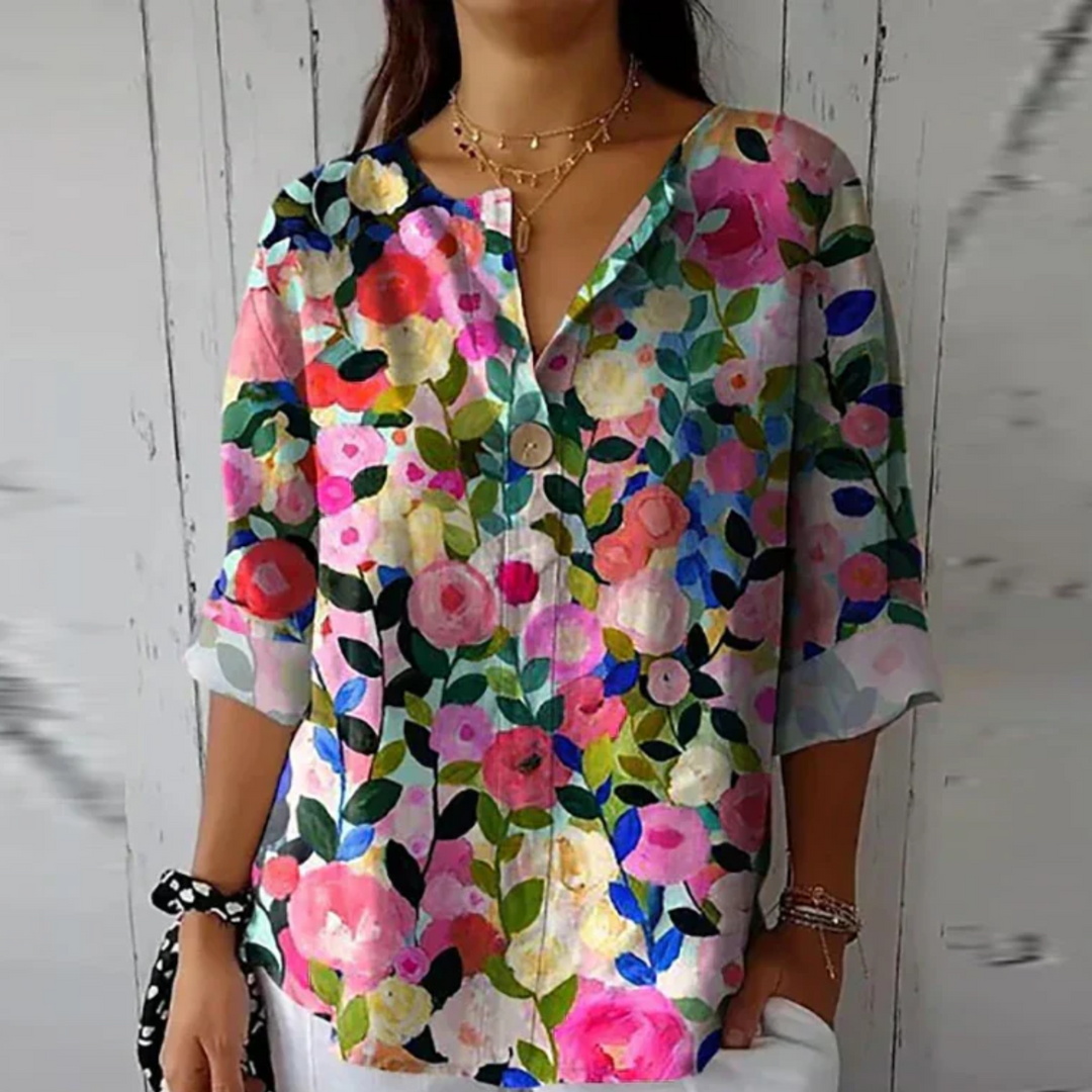 Duttini | Chic Floral Print Blouse for Every Occasion