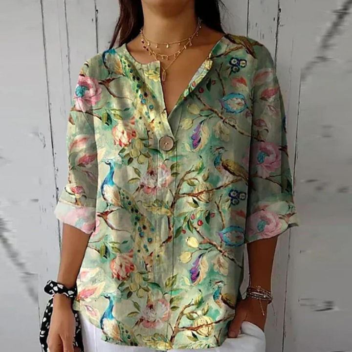 Duttini | Chic Floral Print Blouse for Every Occasion