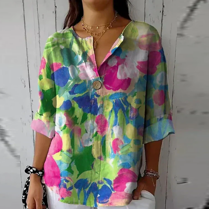 Duttini | Chic Floral Print Blouse for Every Occasion
