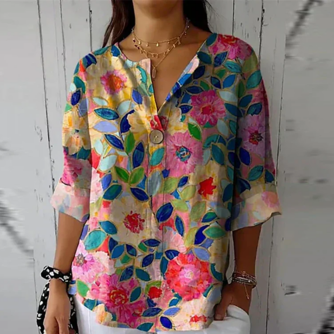 Duttini | Chic Floral Print Blouse for Every Occasion
