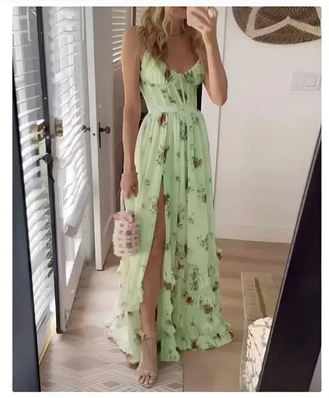 Duttini | Sophisticated Wedding Guest Floral Dress