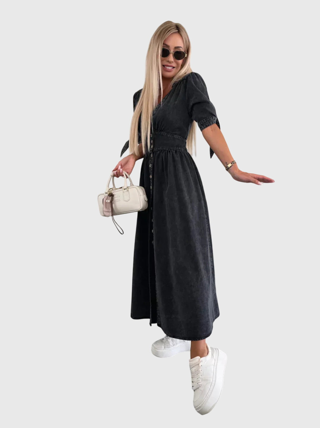 Duttini | Elegant Denim Dress for Women