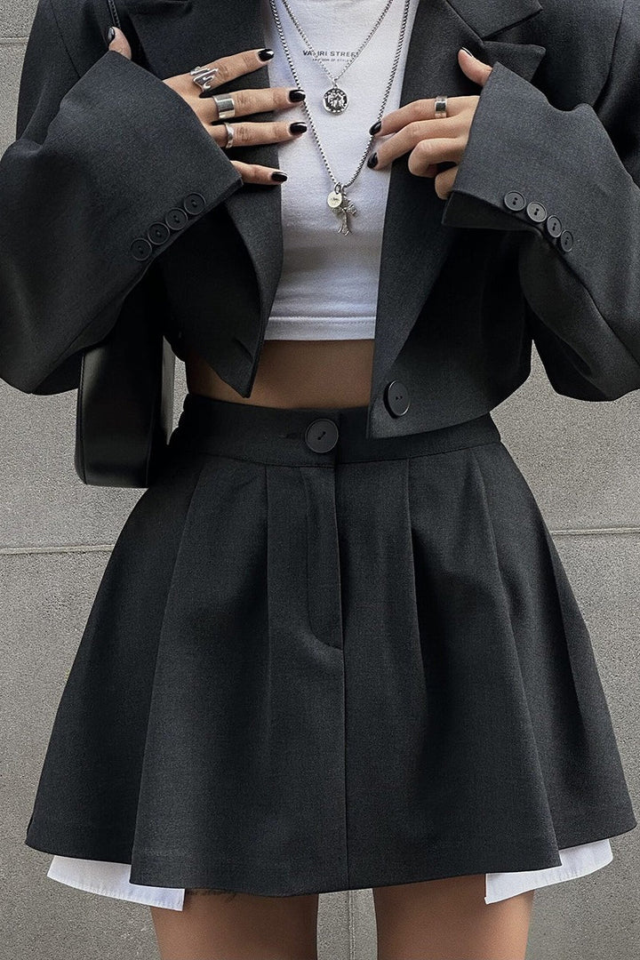 Duttini | Mini Skirt and Blazer Set