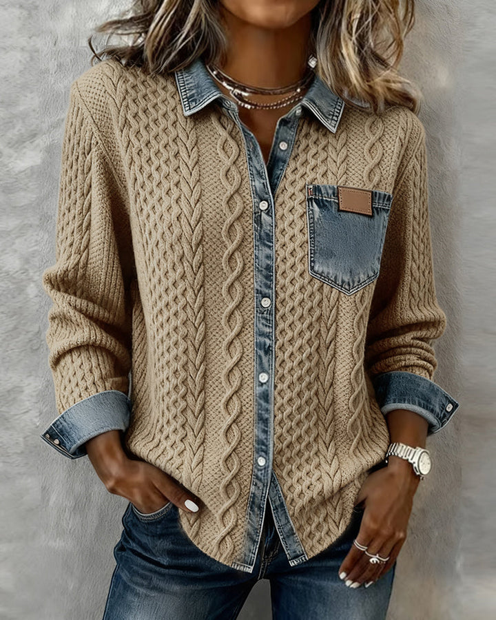 Duttini | Feminine Long-Sleeve Shirt for a Polished Look