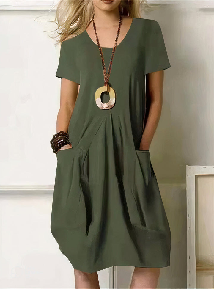 Duttini | Graceful Relaxed Fit Dress with a Flattering Silhouette