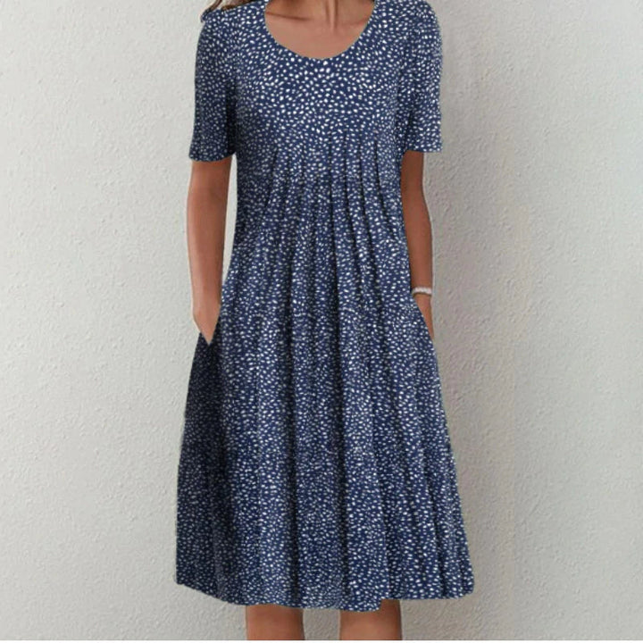 Duttini | Stylish And Casual Floral Dress With Pockets