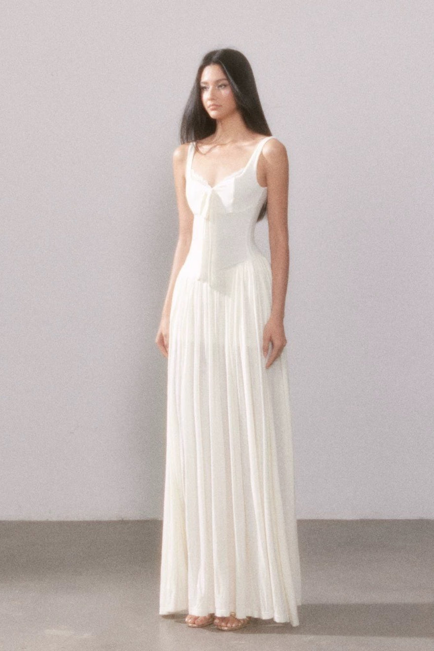 Duttini | Lace Knit Maxi Dress