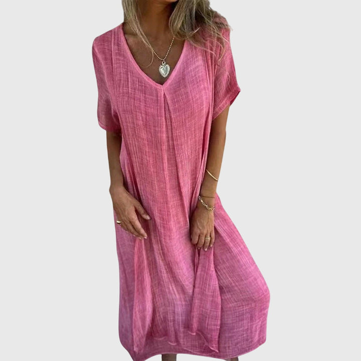 Duttini | Elegant Lightweight V-Neck Dress for Women
