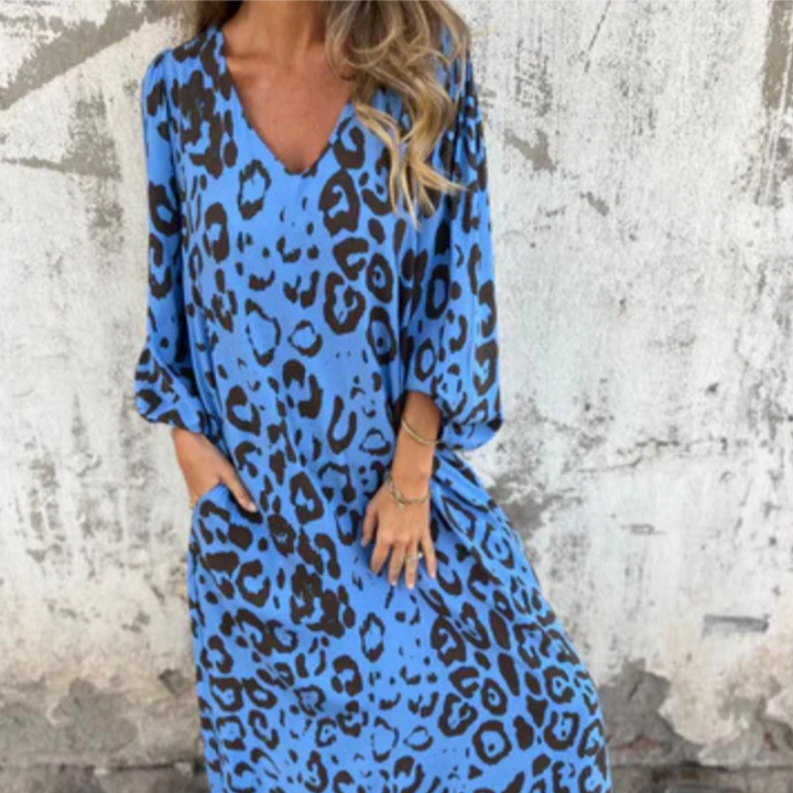 Duttini | Flowing Spring Dress with Graceful Drape