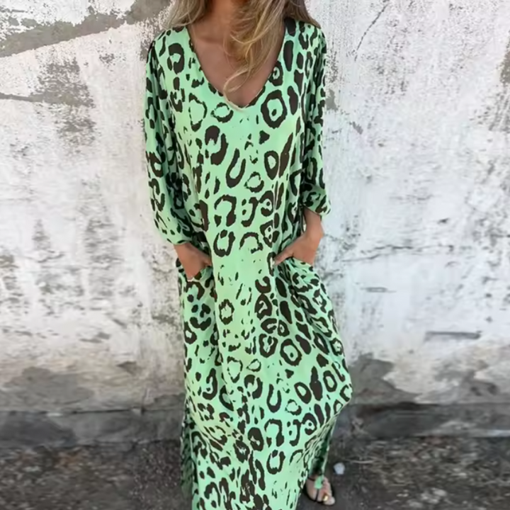 Duttini | Flowing Spring Dress with Graceful Drape
