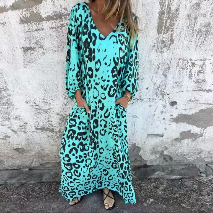 Duttini | Flowing Spring Dress with Graceful Drape