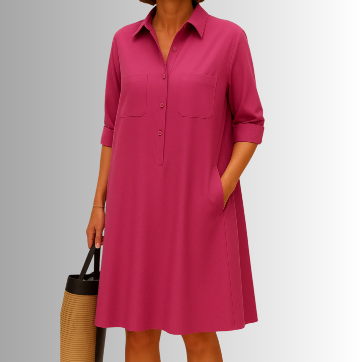 Duttini | Lightweight Button Dress for Effortless Elegance