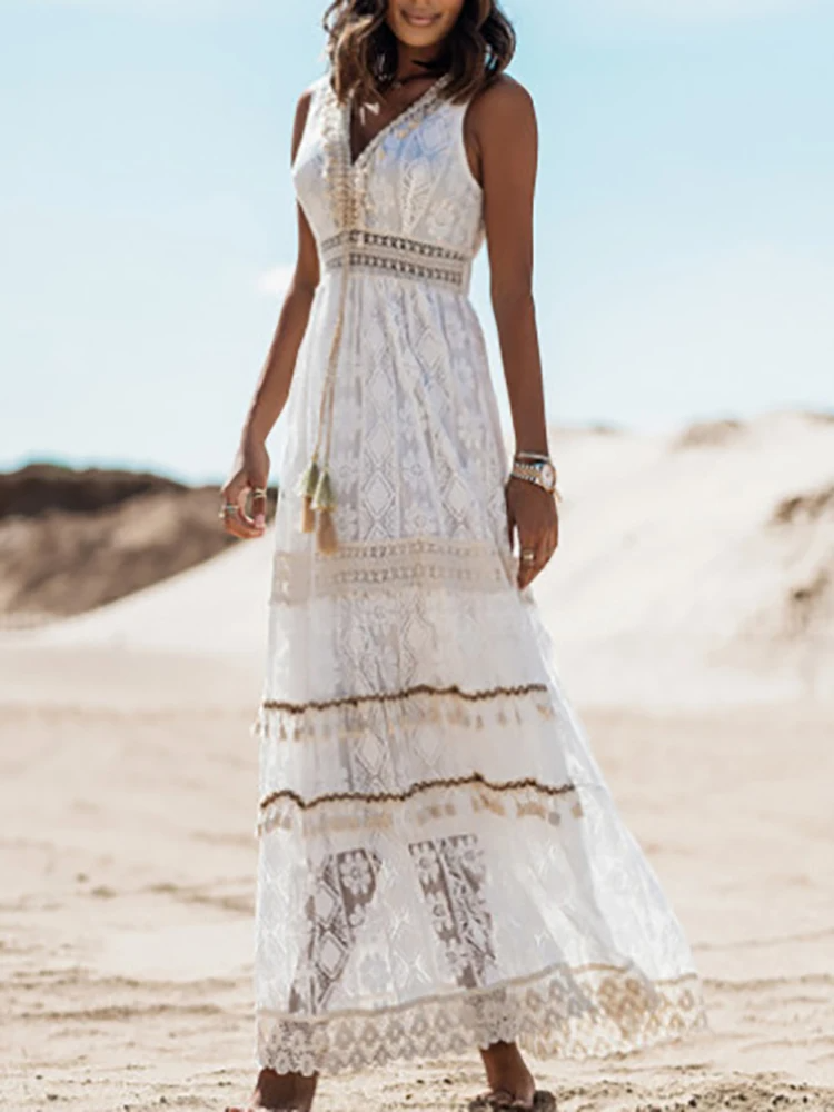 Duttini | Flowing Bohemian Style Dress for Effortless Elegance