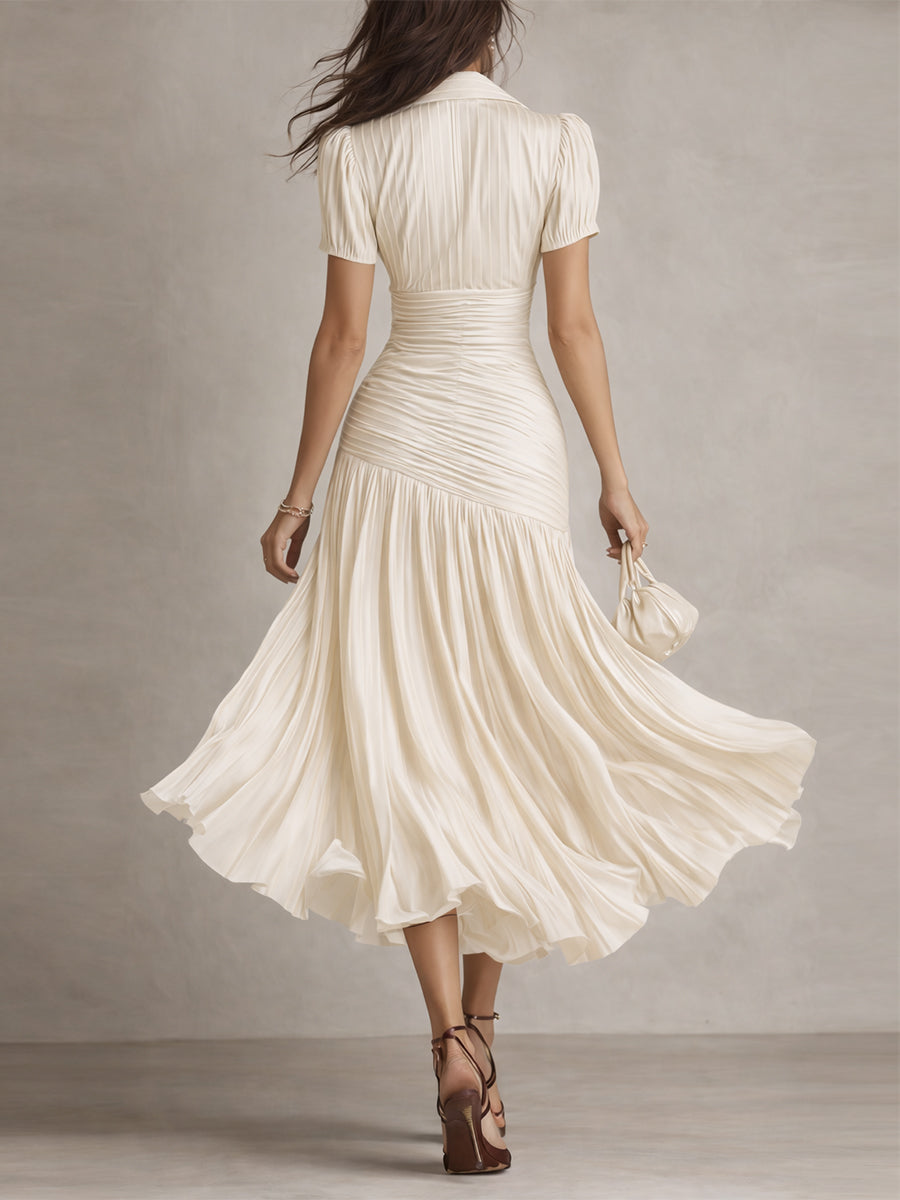 Duttini | Satin Bodycon Evening Dress