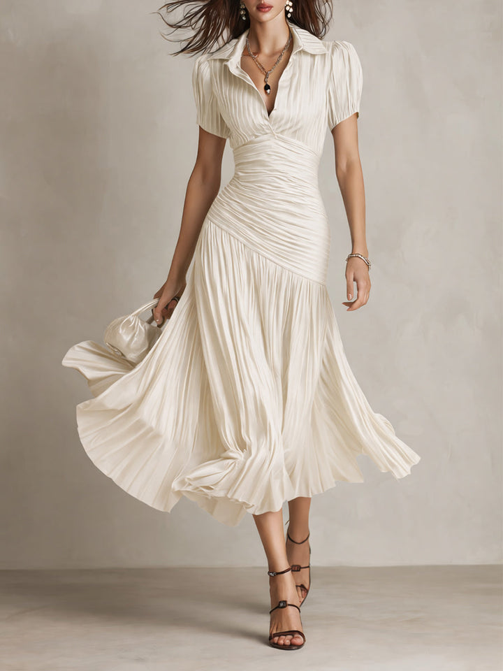 Duttini | Satin Bodycon Evening Dress