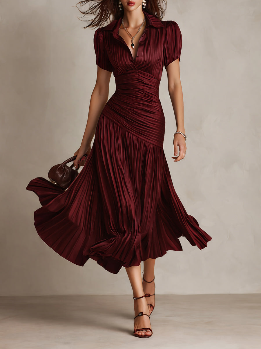 Duttini | Satin Bodycon Evening Dress