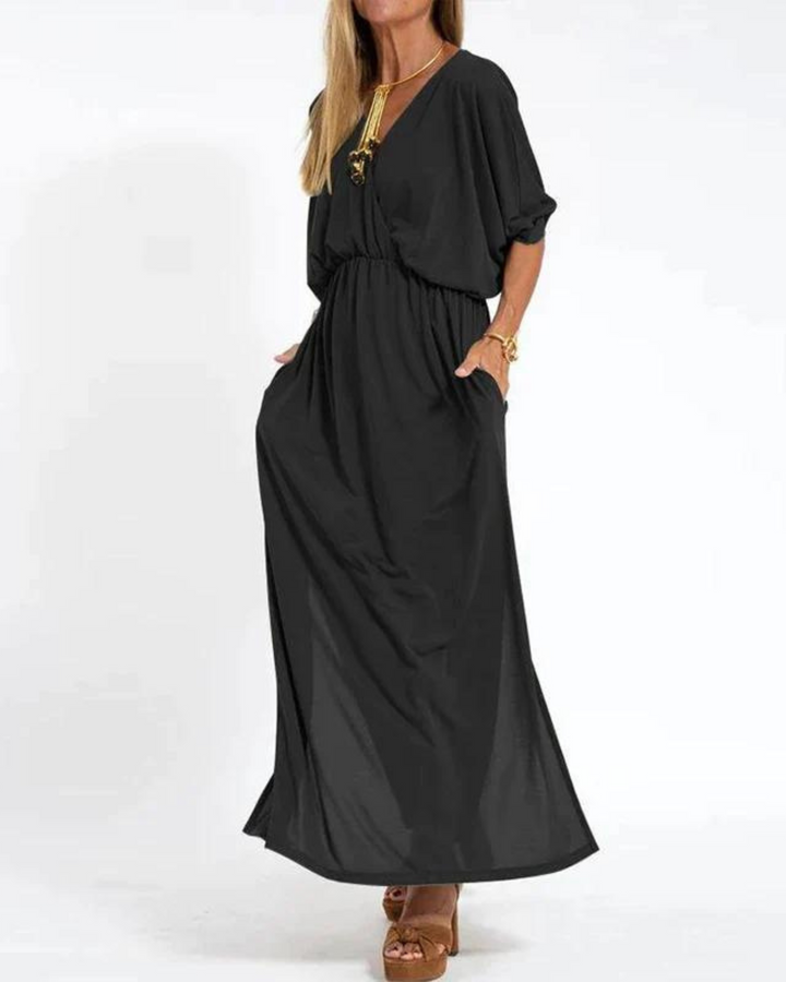 Duttini | Timeless Long Dress with Graceful Drape