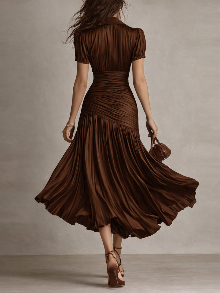 Duttini | Satin Bodycon Evening Dress