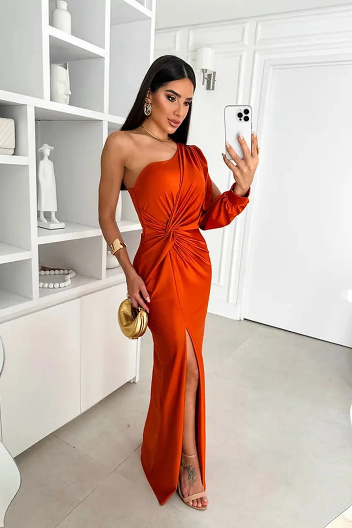 Duttini | One-Shoulder Evening Dress