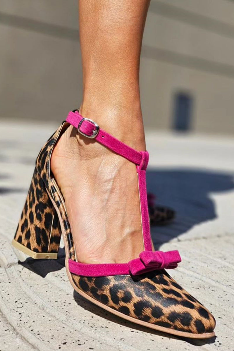 Duttini | Lightweight Green Leopard Print Sandals With Colorful Accent