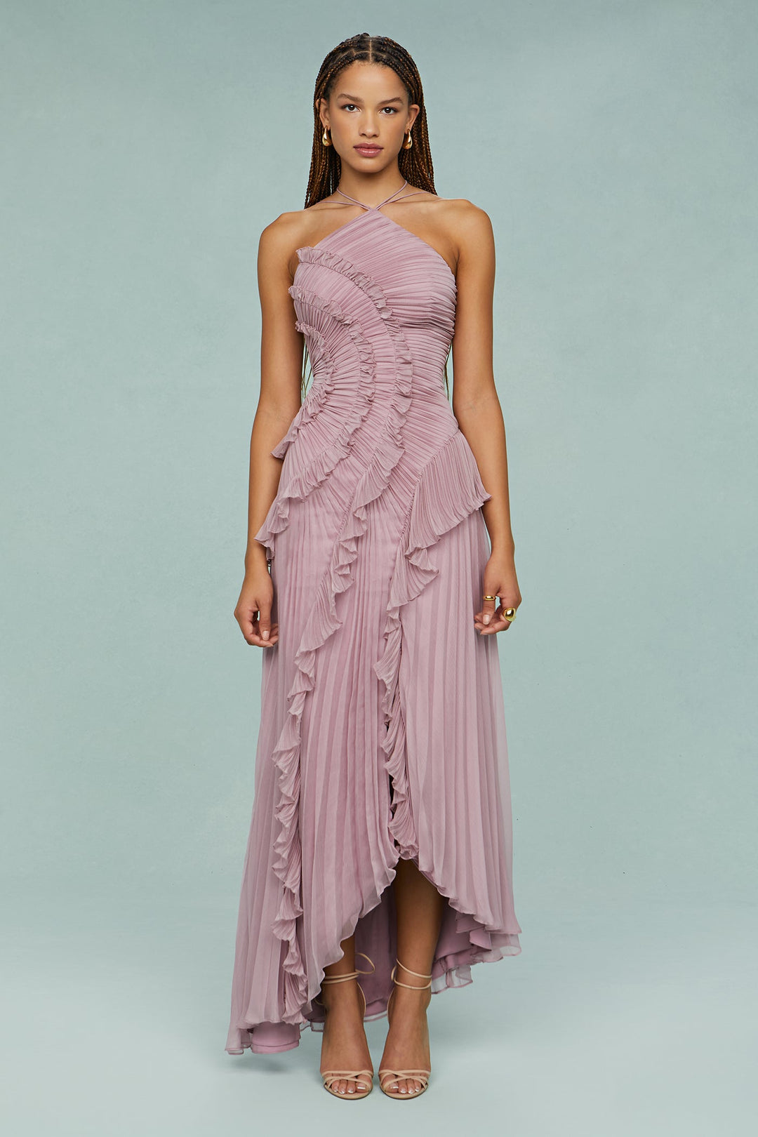 Duttini | Elegant Halter Dress for Effortless Elegance
