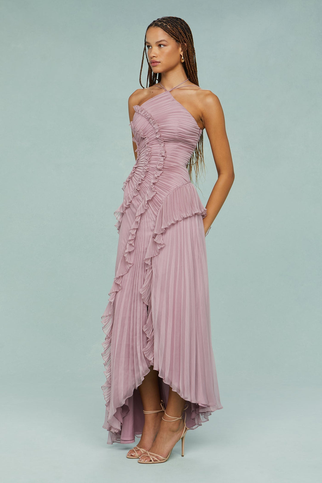 Duttini | Elegant Halter Dress for Effortless Elegance