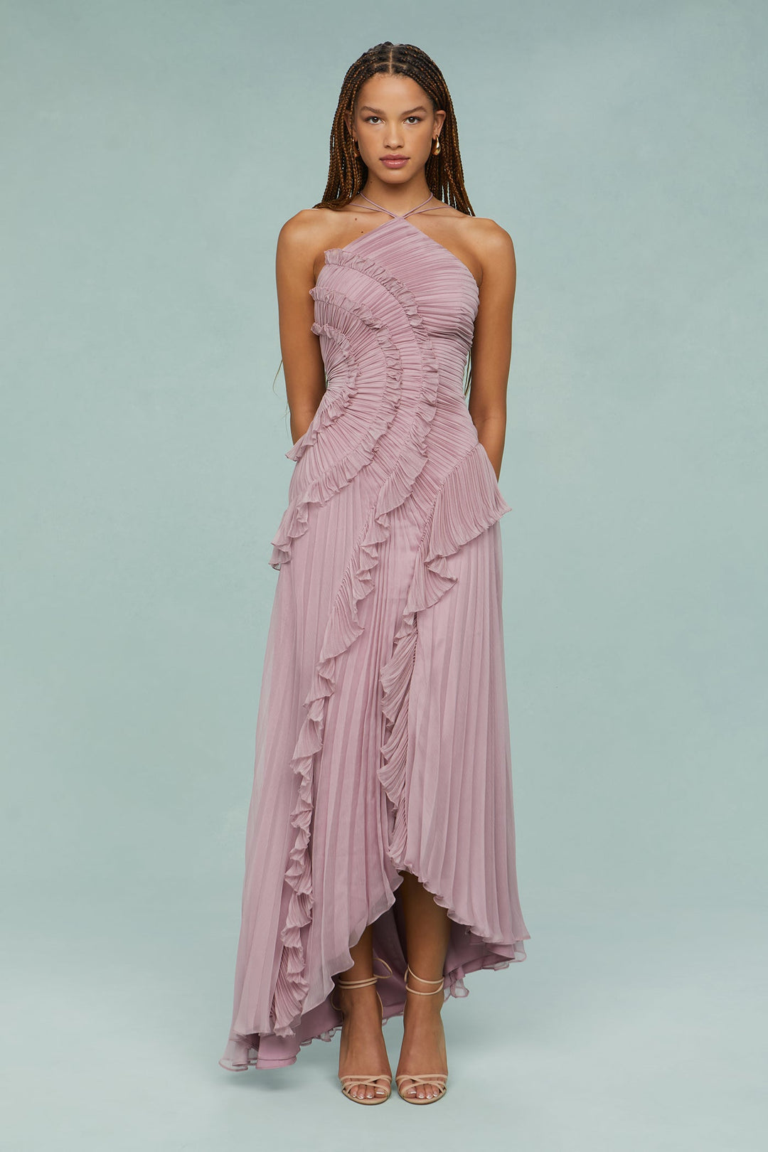 Duttini | Elegant Halter Dress for Effortless Elegance