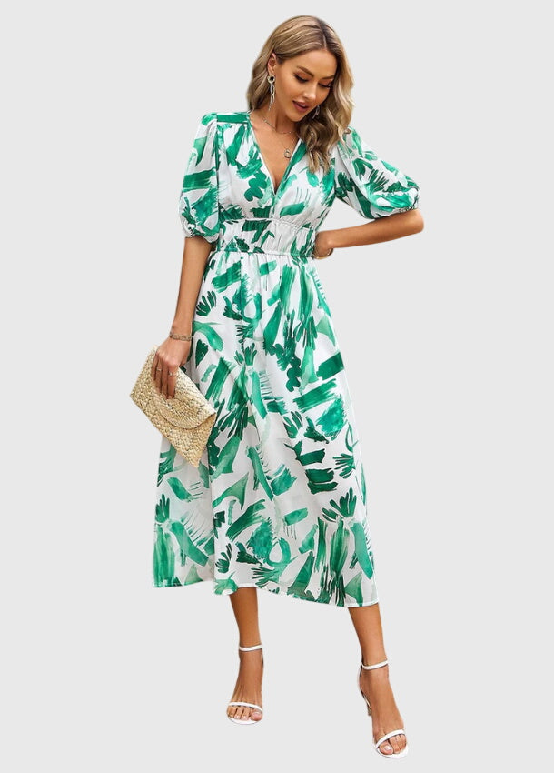 Duttini | Floral Midi Dress for Women