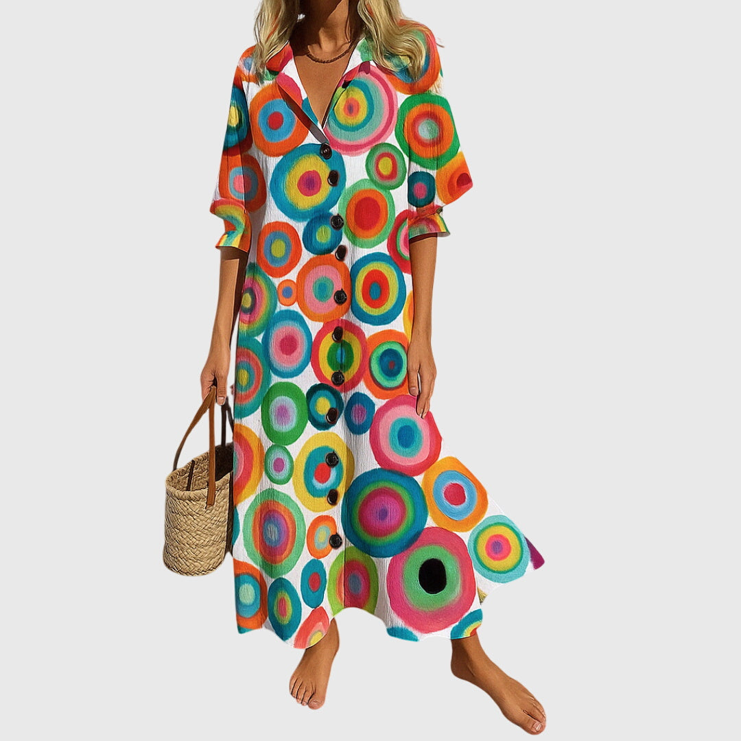 Duttini | Elegant Slimming Dress for Women in Soft Fabric