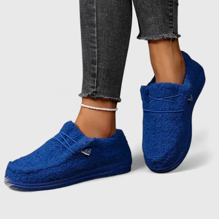 Duttini | Comfort-Fit Flat Textured Slip-On with Cushioned Support