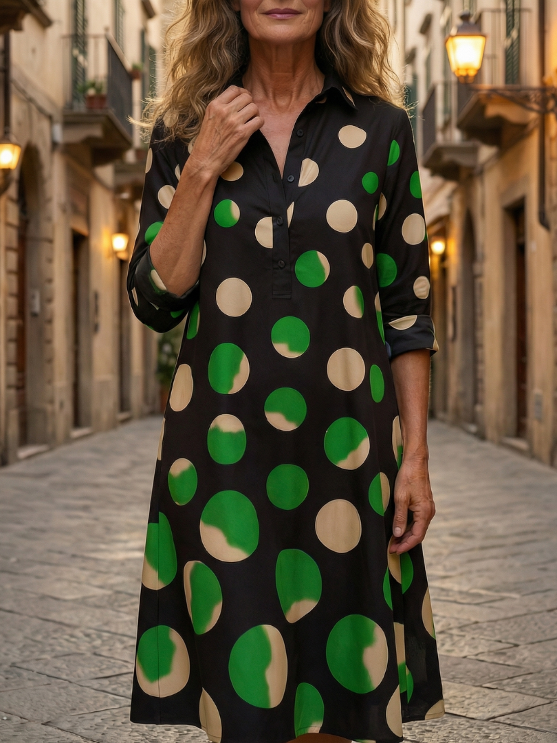 Duttini | Elegant Dinner Walk Dress with Graceful Drape