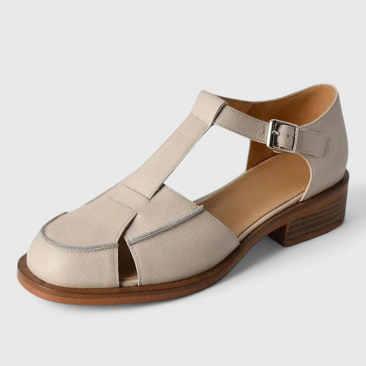 Duttini | Comfort-Fit Closed-Toe T-Strap with a Comfort Fit