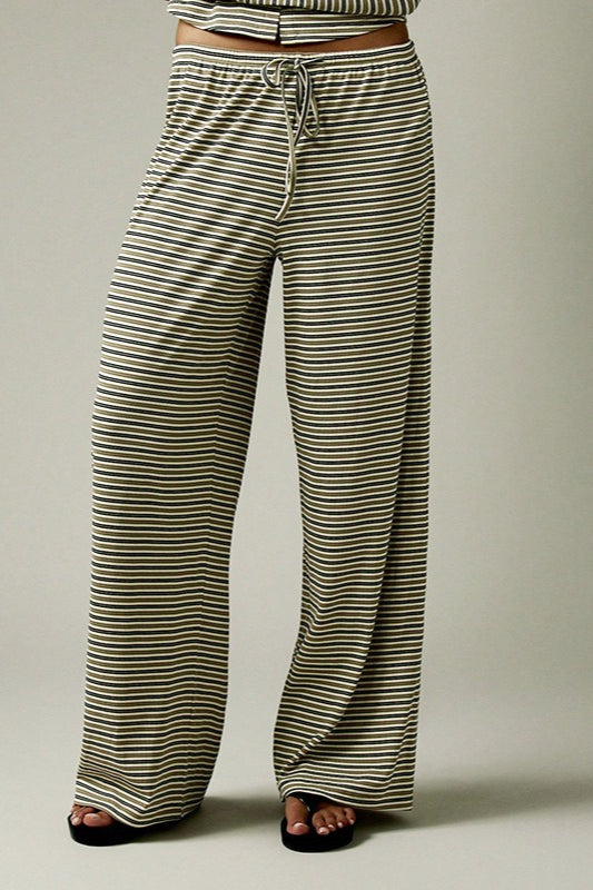 Duttini | Stripe Button Cord Two Piece Set