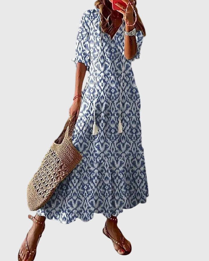 Duttini | Vintage Summer Maxi Dress for Women in Boho Style