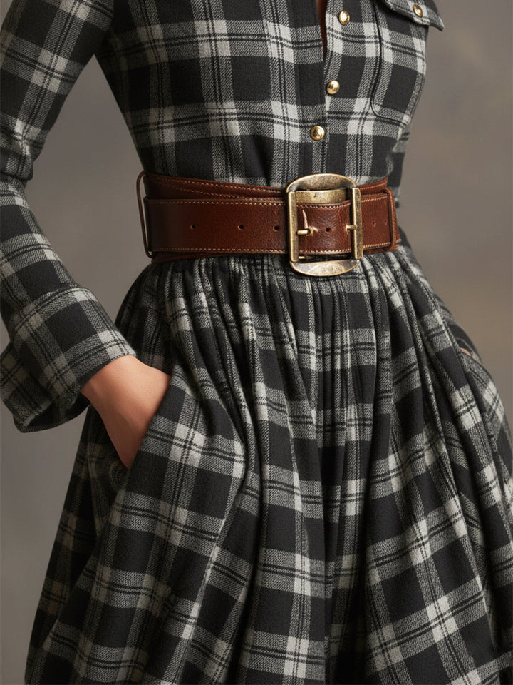 Duttini | Brown Casual Dress