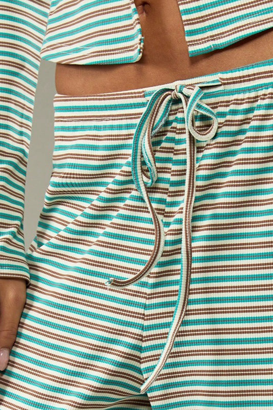Duttini | Stripe Button Cord Two Piece Set