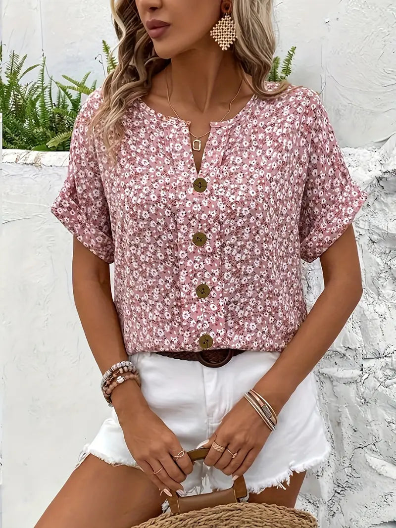 Duttini | Chic Floral Print Blouse for Every Occasion