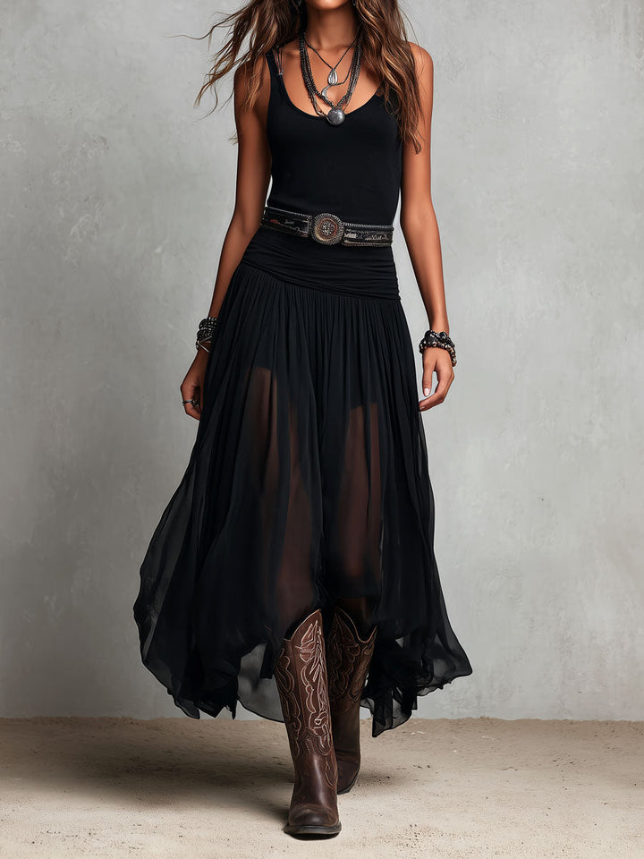 Duttini | Black Casual Dress