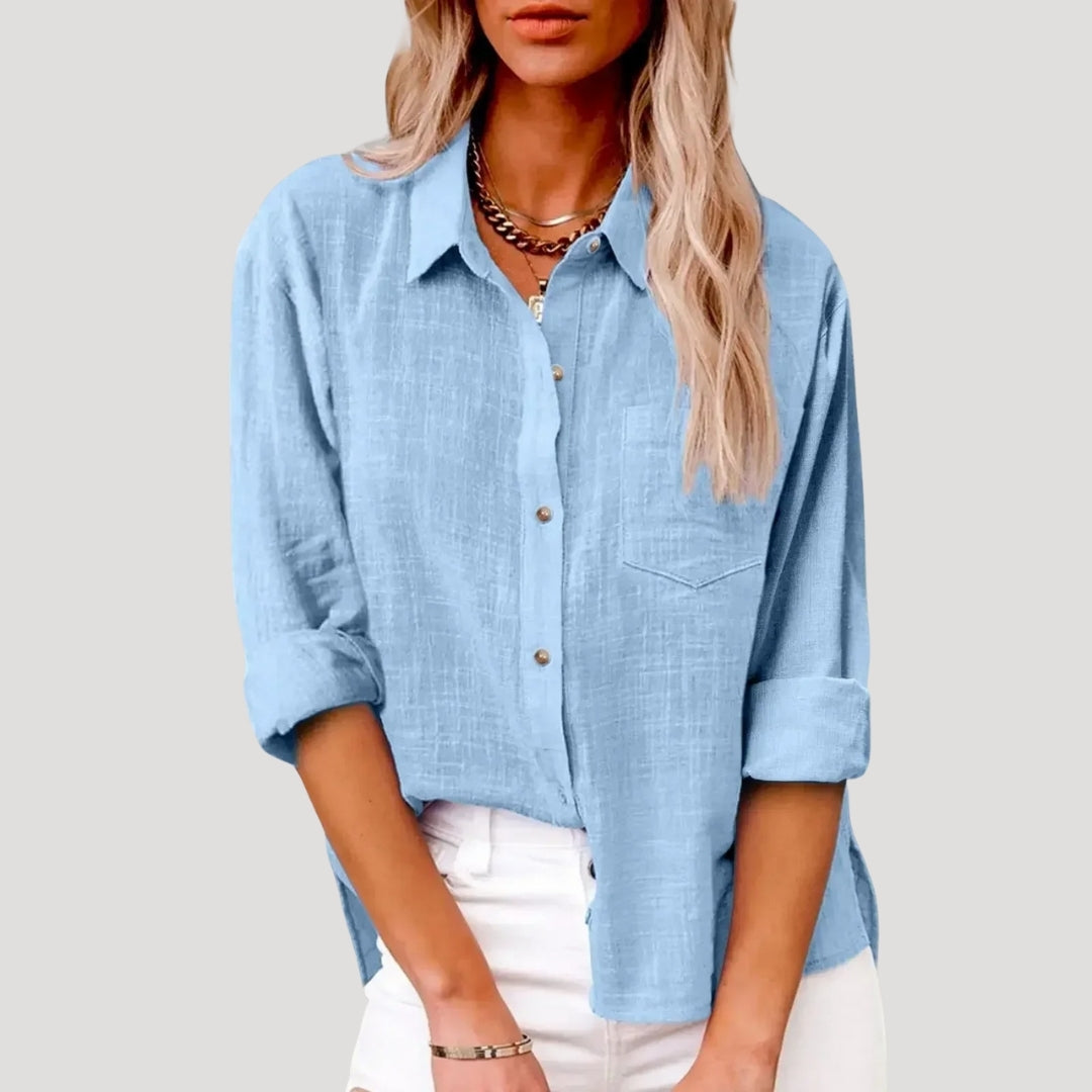 Duttini | Oversized cotton shirt in summer style