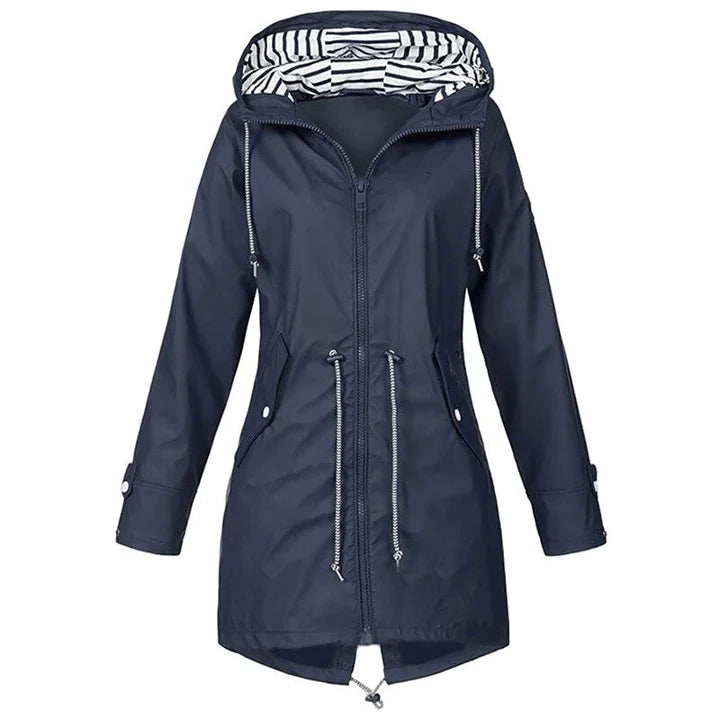 Duttini | Women’s Casual Hooded Lightweight Raincoat