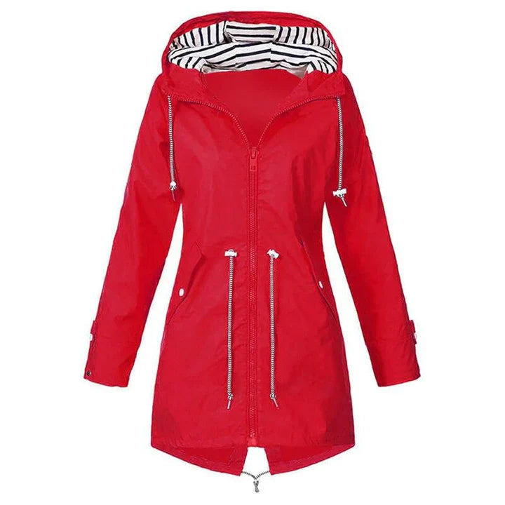 Duttini | Women’s Casual Hooded Lightweight Raincoat