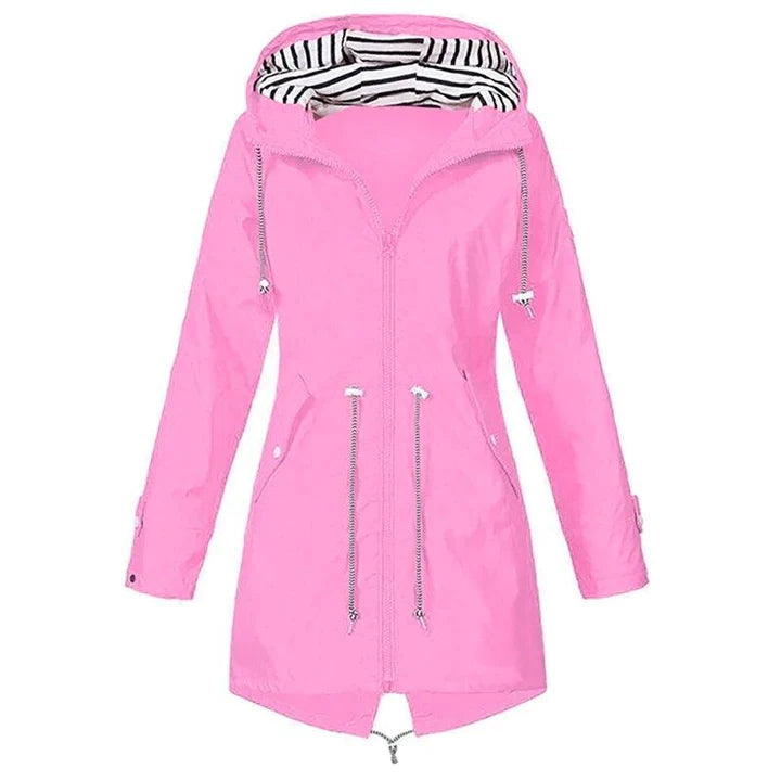 Duttini | Women’s Casual Hooded Lightweight Raincoat